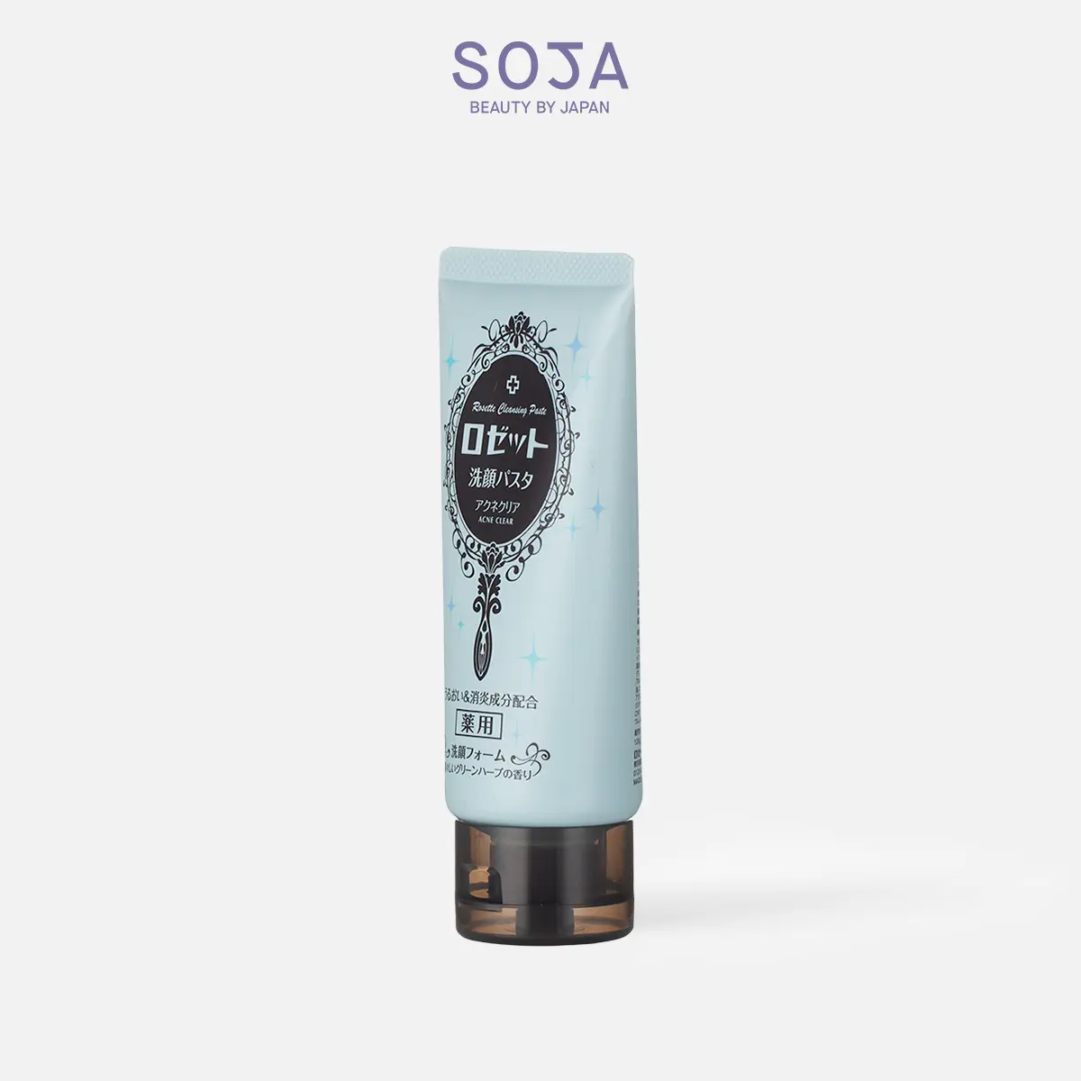 Sữa Rửa Mặt Làm Giảm Mụn Rosette Face Wash Pasta Acne Clear 120G